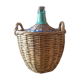 Bottle old demijohn 10L with Wicker of protection