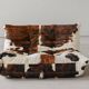 Togo 2-seater sofa in cow leather attributed to Michel Ducaroy for Ligne Roset