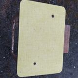Yellow formica stool stepladder step