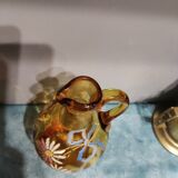 Old enamelled pitcher