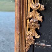 Venetian mirror in carved and gilded wood, circa 1880