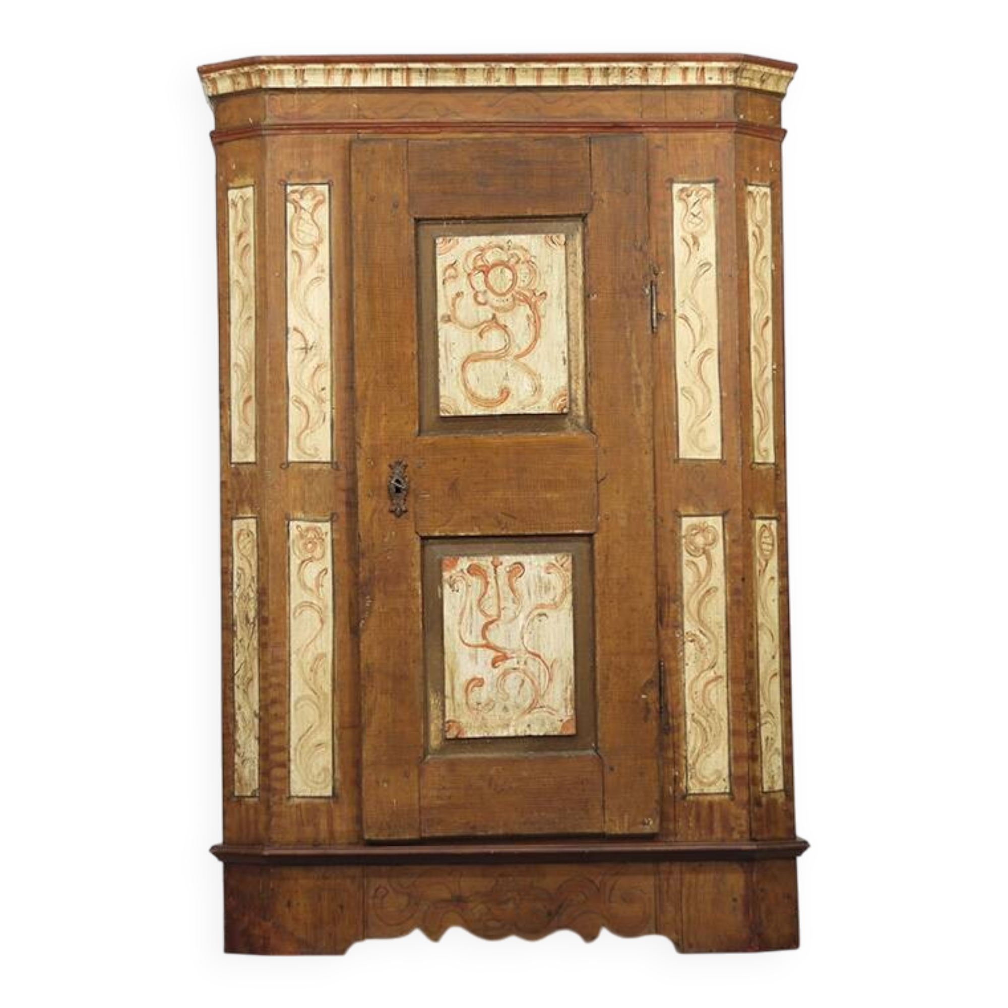 Garde-robe de mariée en art populaire peint 1806