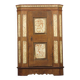 Painted folk art bridal wardrobe 1806