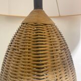 Rattan table lamp