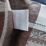 Damask linen tablecloth