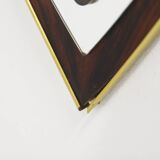 Scandinavian rosewood mirror, 84x42cm, Sweden, 1950