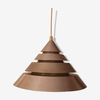 Space Age brushed metal pendant light