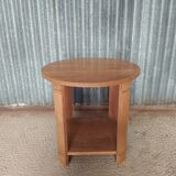 Solid wood side table