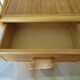 Vintage Library - 2 drawers - Woven rattan cupboard - 1980s - natural