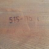 Scandinavian vintage service in wood and black glass