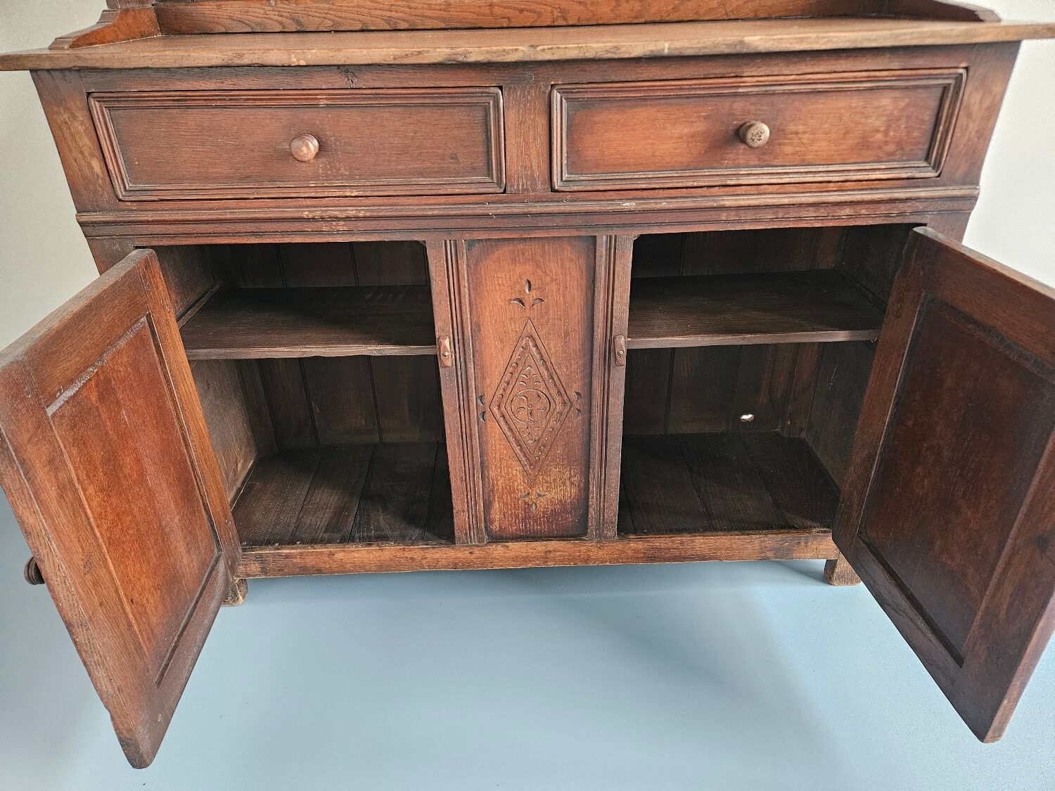 Low carved sideboard