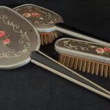 Old hand set 2 brushes 1 mirror
