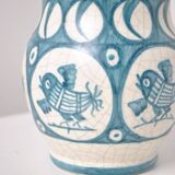 Cracked white earthenware pitcher 1960