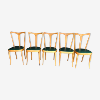 Lot de 5 chaises italienne