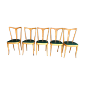 Lot de 5 chaises italienne