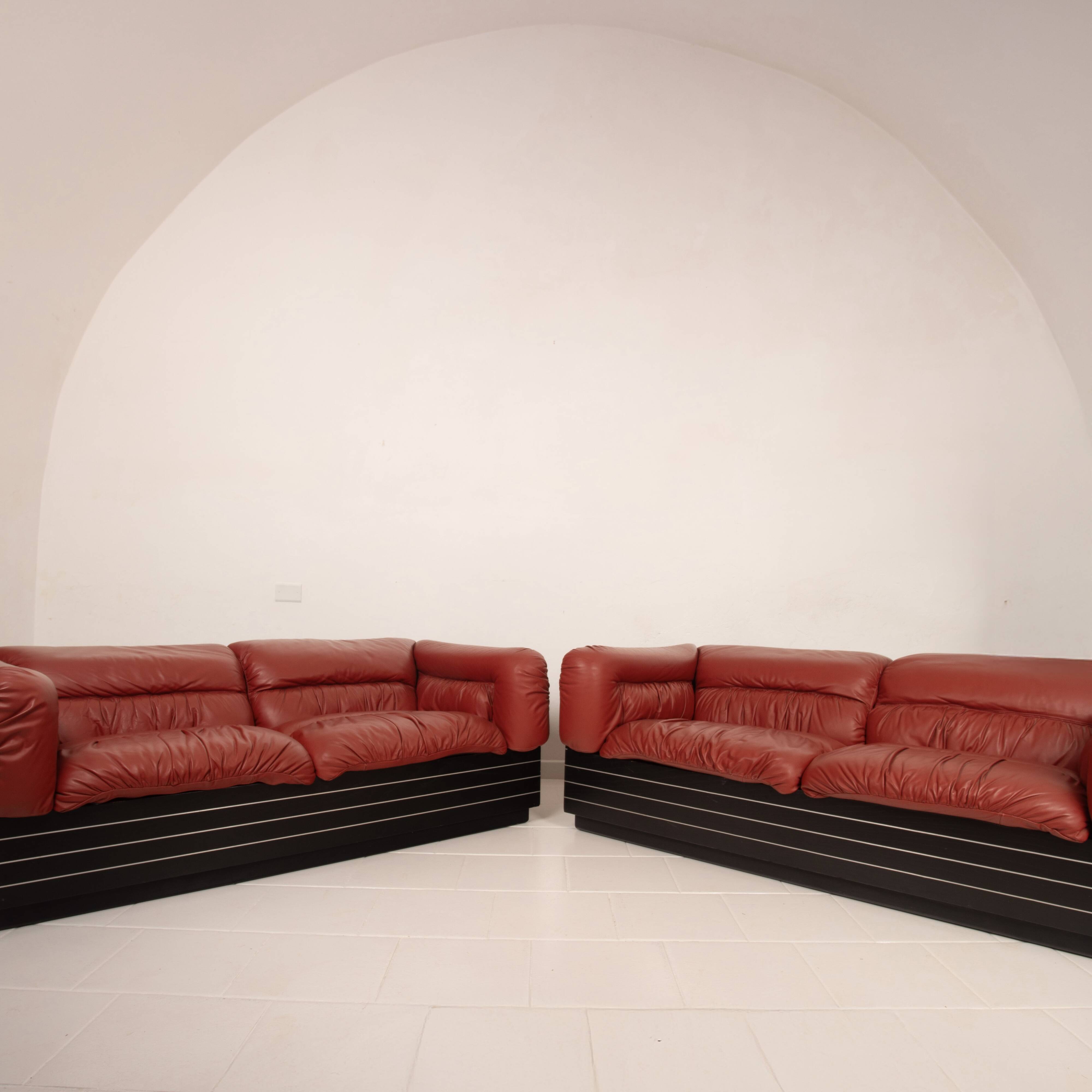 Sofa Strato par Giovanni Offredi pour Saporiti Italia, 1970