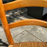 Set of 6 straw chairs