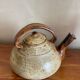 Large stoneware teapot signed JP