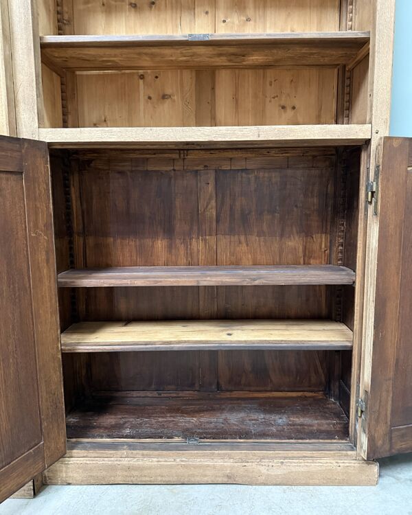 Grande bibliothèque ancienne en chêne (rénovée)