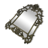 Silver baroque mirror