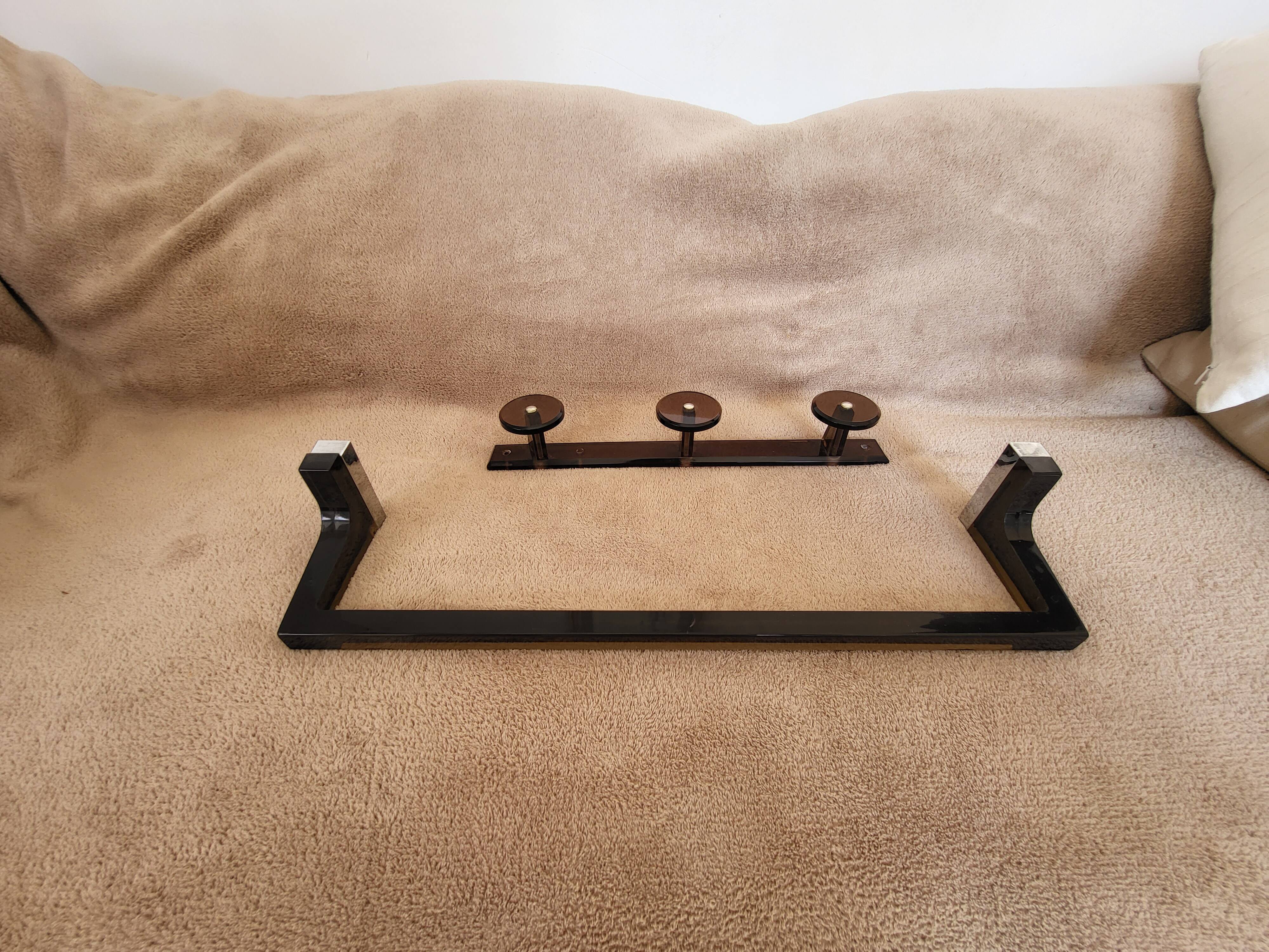 Porte serviette et porte peignoir de salle de bain vintage