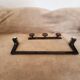 Porte serviette et porte peignoir de salle de bain vintage