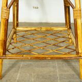 Rattan coffee table & similoid Rio 1960