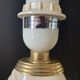 Beige and gilded ceramic lamp Robert de Schuytener