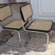 paire de chaises cesca marcel breuer made in italy