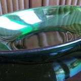 Rectangular serving dish and a tempered glass ravier Vereco 70s