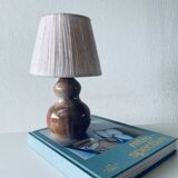 Vintage ceramic lamp signed