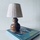 Vintage ceramic lamp signed