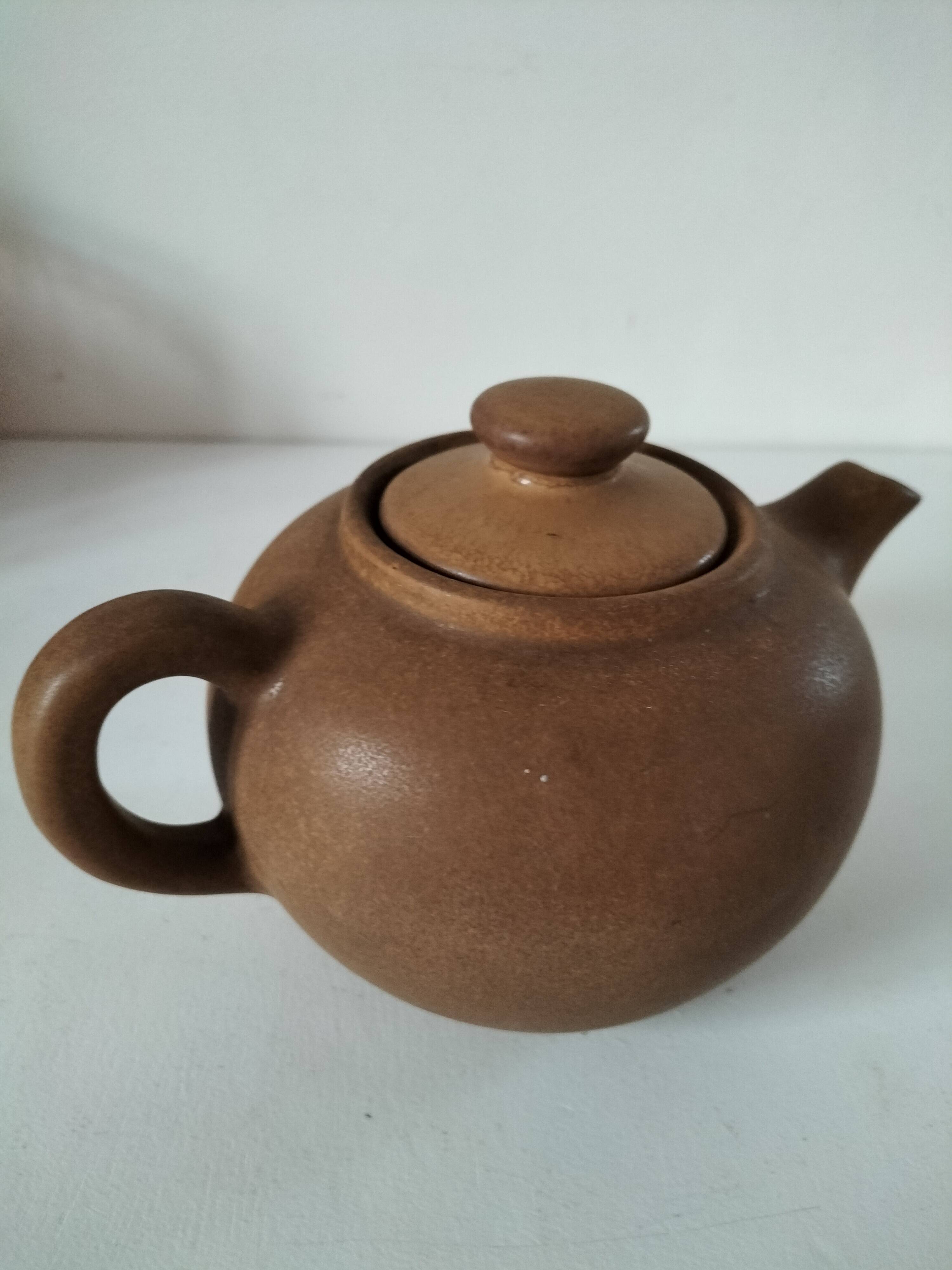 English stoneware teapot