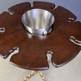 Mid century bottle and glass holder, 1960s