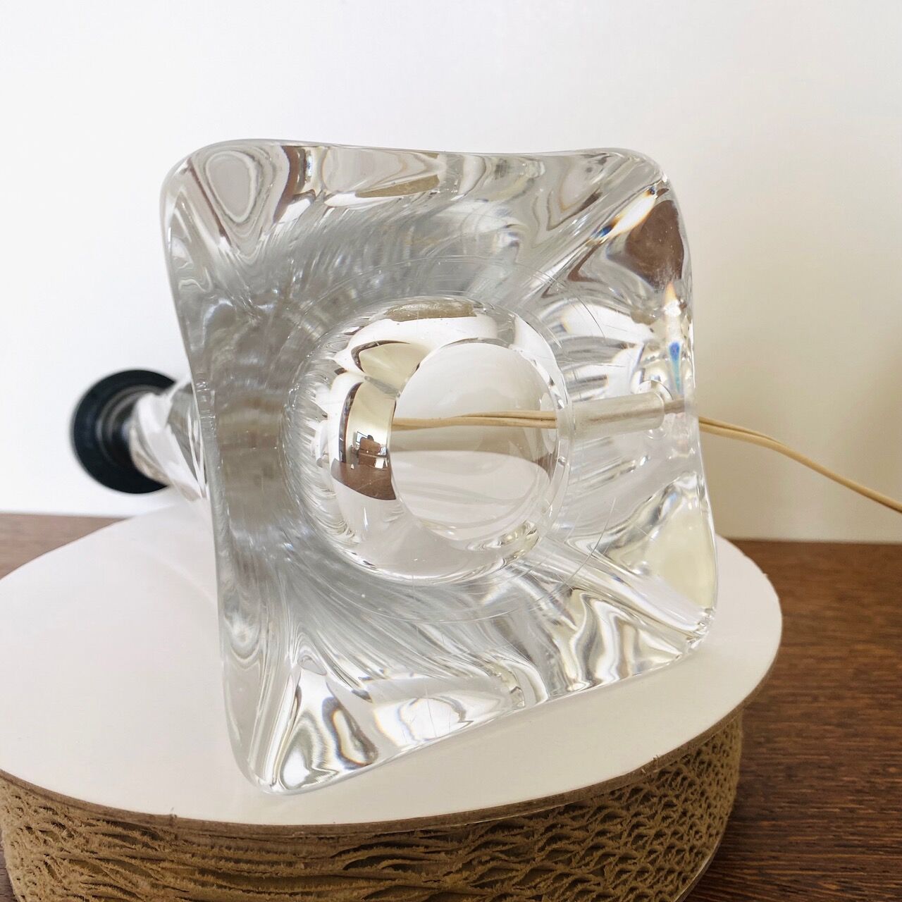 Transparant Val Saint Lambert Lamp