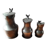 Set of 3 Pewter Mugs