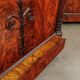 Restored antique buffets in chestnut, mahogany, and marble, 19th century.