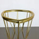 Midcentury metal brass modernist umbrella stand, Germany, 1950s
