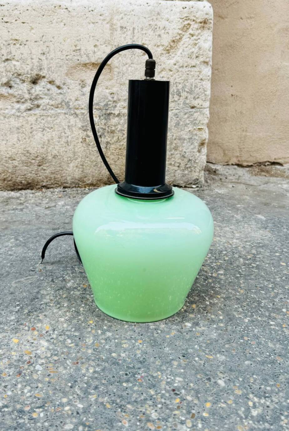 Lampada a sospensione vintage, anni '70