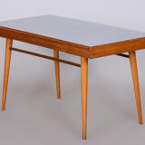 Oak MidCentury Coffee Table, Well-Preserved Condition, Czechia, 1950s