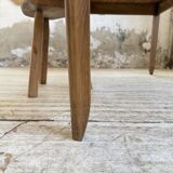 Beech and pine farmhouse table with spindle legs 170 cm