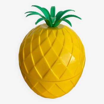 Vintage Yellow Pineapple Ice Cube Bucket