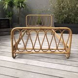 Rattan bed 50s