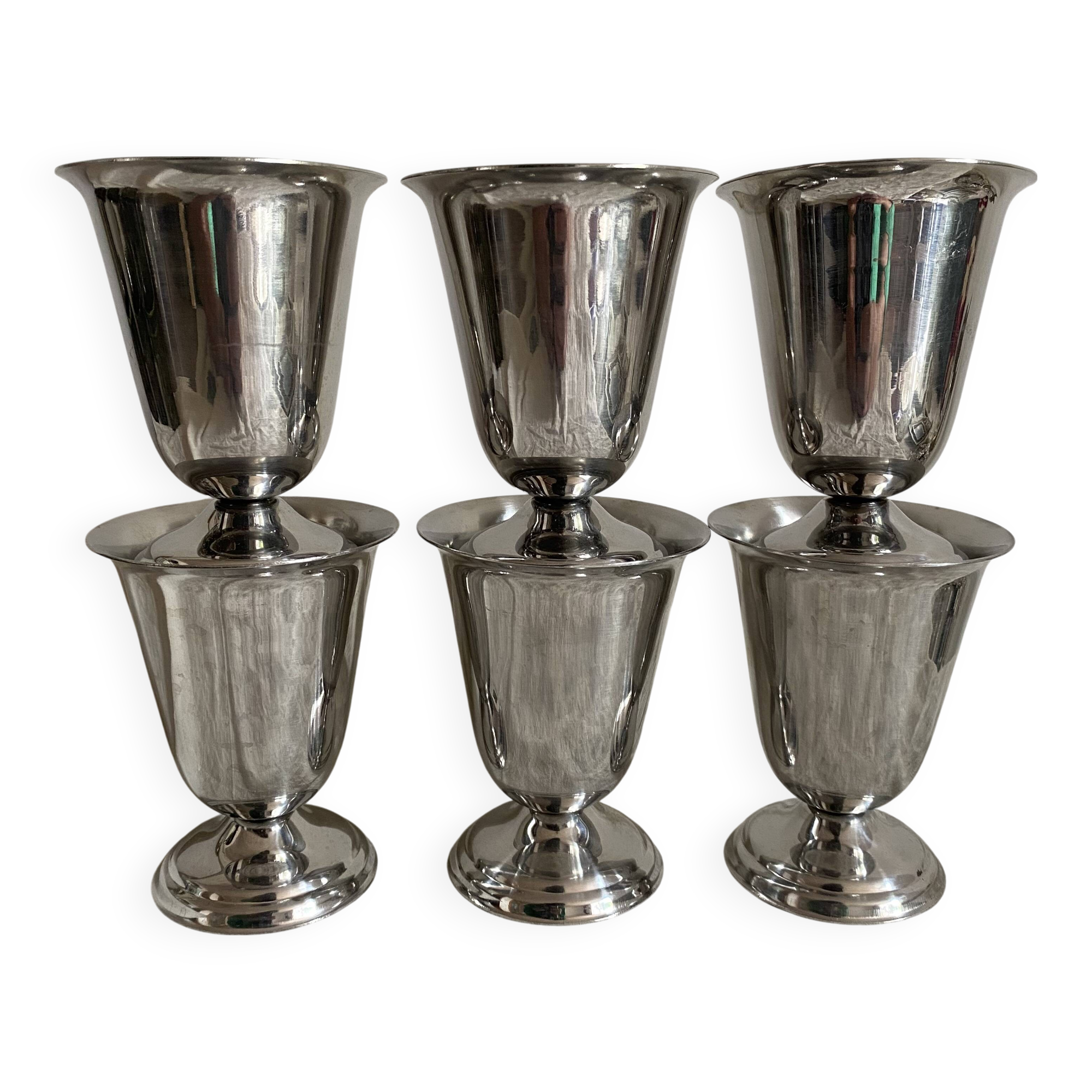 Stainless steel ice cream cups