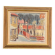 Huile sur toile originale suédoise – « årstadal, Stockholm » – Datée de 1944 – Vintage et encadrée