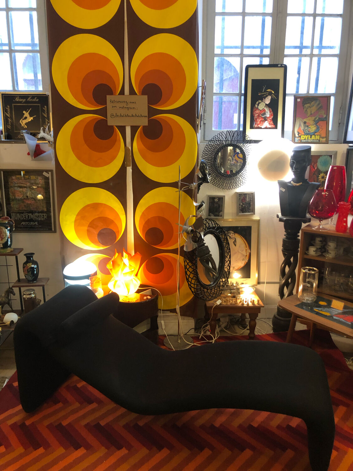 Djinn chaise longue by Olivier Mourgue for Airborne, 1965.