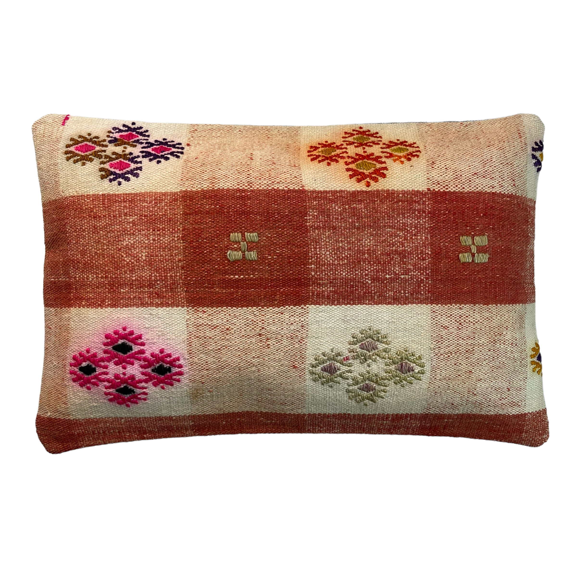 Vintage turkish handmade cushion cover , 30 x 50 cm
