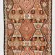 8x10 Kilim Multicolor Geometric Style Kilim Rug, 170x310 Cm