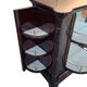 Raro Mobile Bar Girevole in Radica di Mogano "MASTRO CAPPELLINI" anni '70