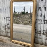 Large golden mirror
